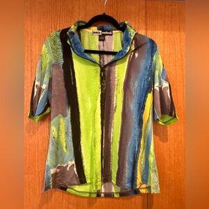 Jamie Sadock Multicolor Abstract Top